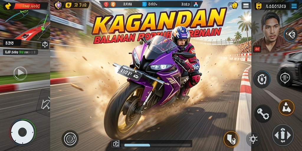 Tampilan gameplay KAGANDAN yang seru dan mendebarkan.