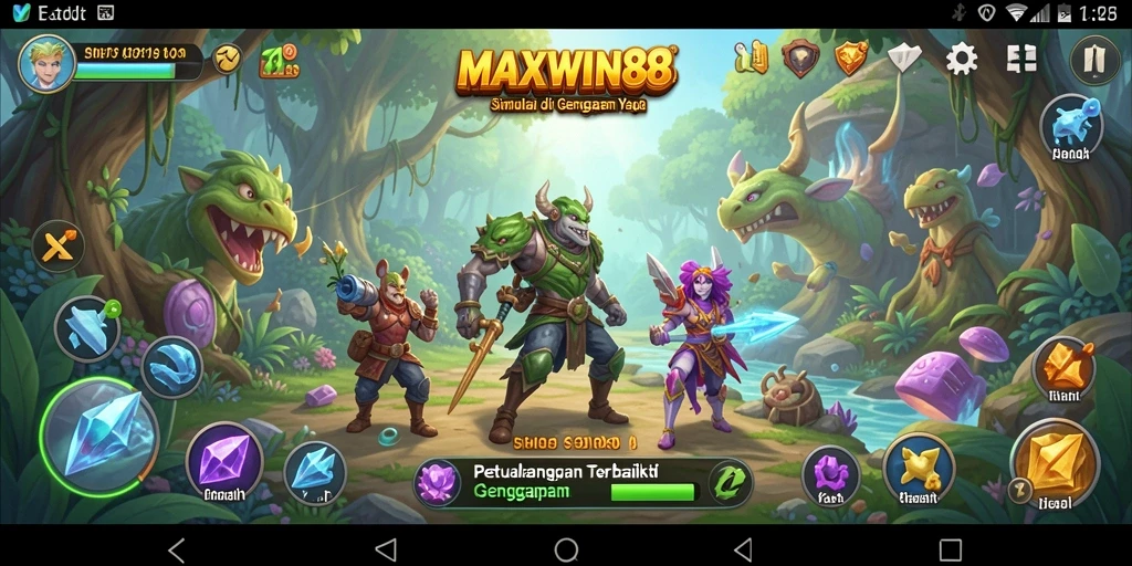 Tampilan gameplay MAXWIN88 yang menarik dan interaktif.