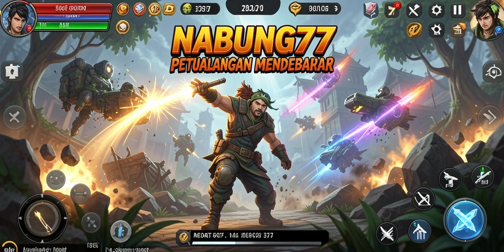Tampilan gameplay NABUNG77 yang seru dan mendebarkan.