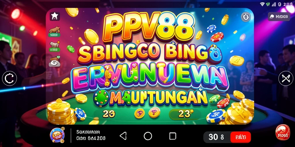 Screenshot PPV88 menunjukkan gameplay Bingo yang mendebarkan dan interaktif.