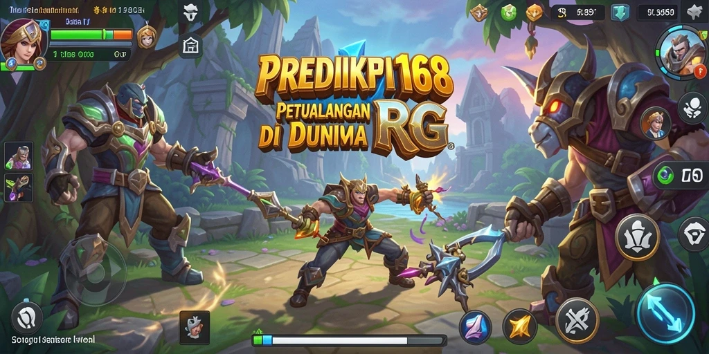 Screenshot gameplay <strong>PREDIKSI168</strong> menunjukkan aksi pertarungan yang mendebarkan.