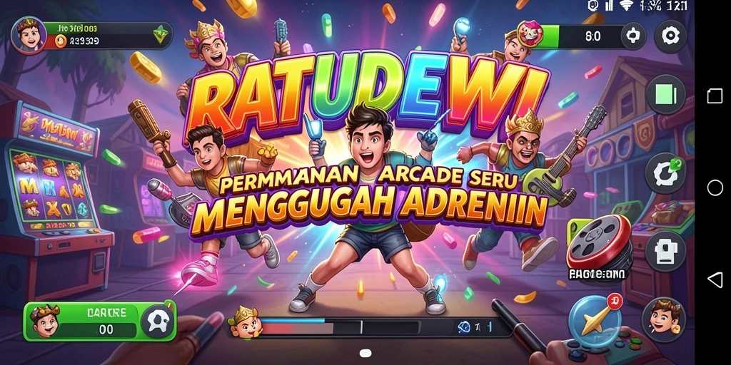 Screenshot gameplay <strong>RATUDEWI</strong> menampilkan aksi seru dalam game arcade.