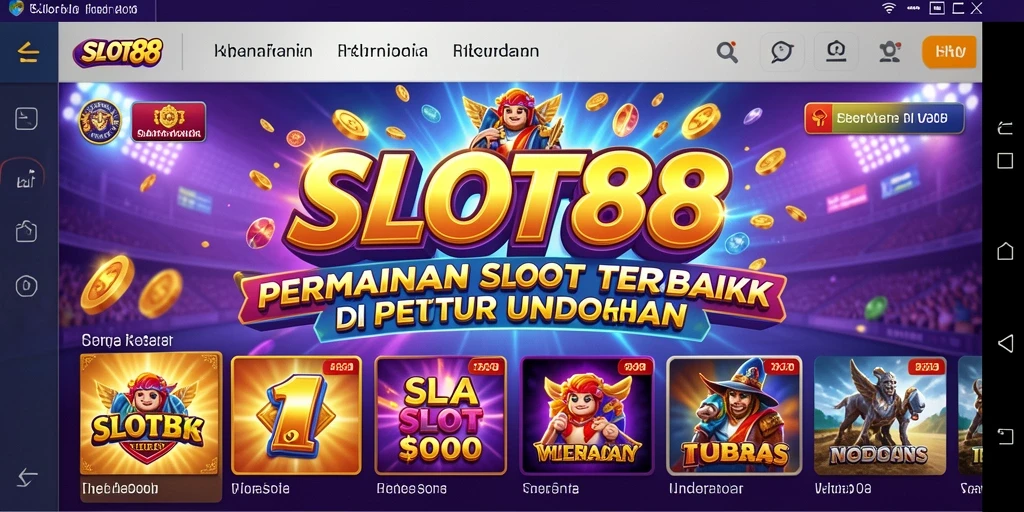 Tampilan gameplay menarik dan grafis yang memukau dari SLOT88.