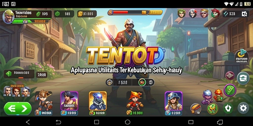 Tampilan antarmuka TENTOTO yang modern dan fungsional untuk pengguna Utility.