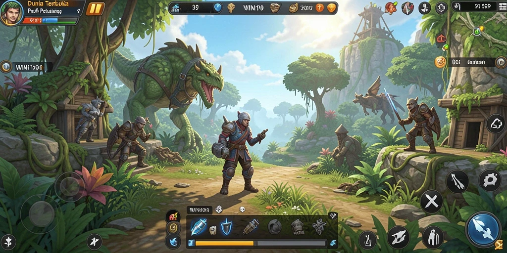 Gameplay Open World yang menakjubkan dan dinamis.