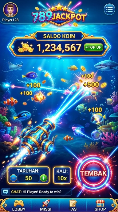 Antarmuka pengguna 789jackpot yang bersih dan sederhana.